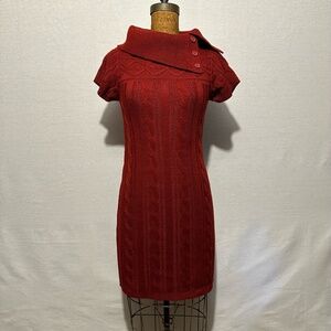 Jones Wear Dress red sweater dress - size small